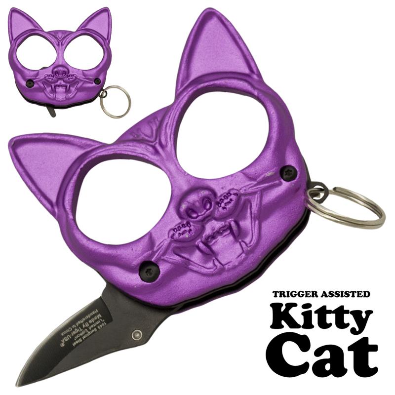 Black Cat Public Safety Jabber and Knife, Purple