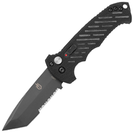 06 Auto G10 Tanto serrated