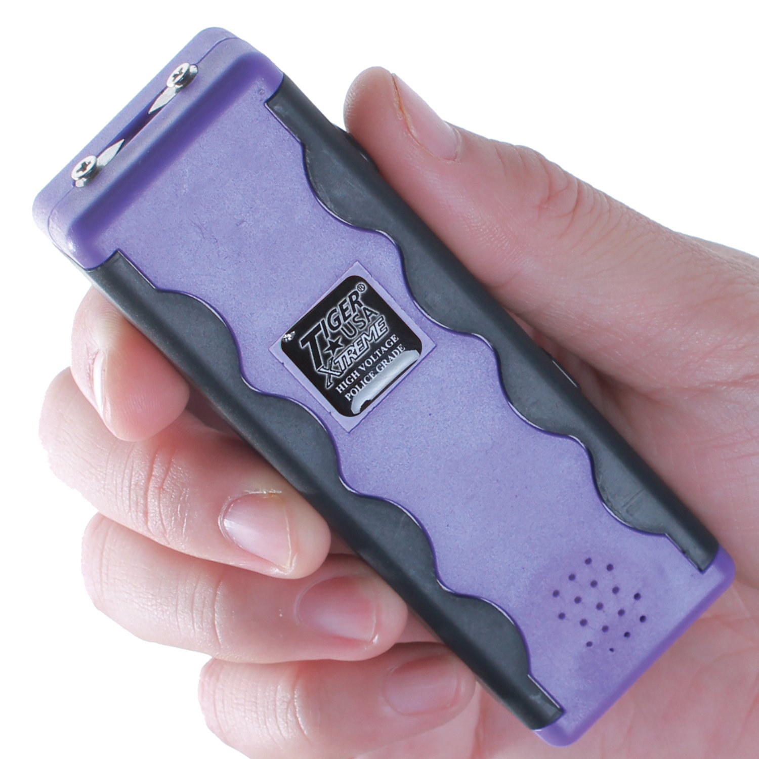 110 Million Revelator Stun Gun with 150db Alarm (Purple)