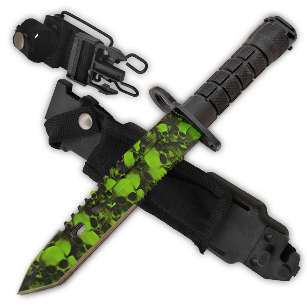 14 Inch Undead Slayer Bayonet (AR-15 Style) [Undead/Serrated] CLD193