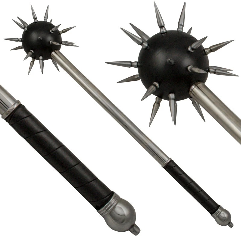 35 Inch Medieval Battle Mace Ball with Spikes