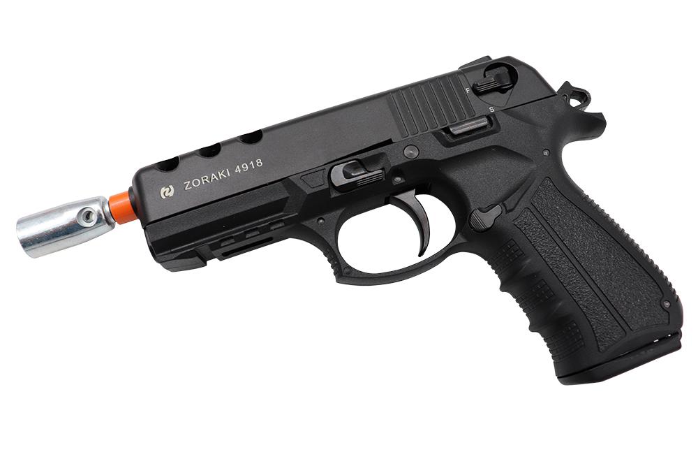 ZORAKI 4918 GAS & SIGNAL, BLANK PISTOL, BLACK