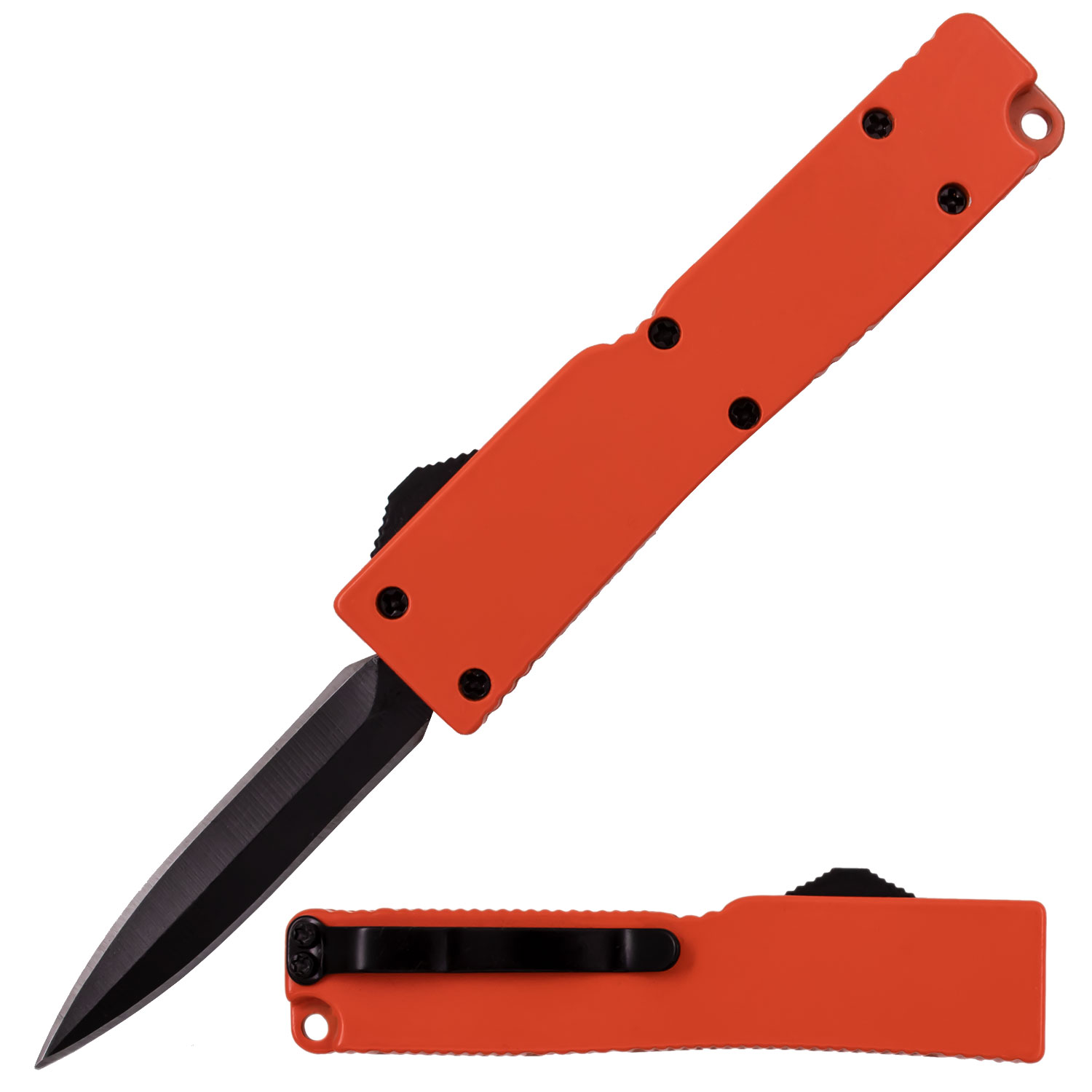 5 Inch OTF Automatic Knife Firecracker A1 Orange