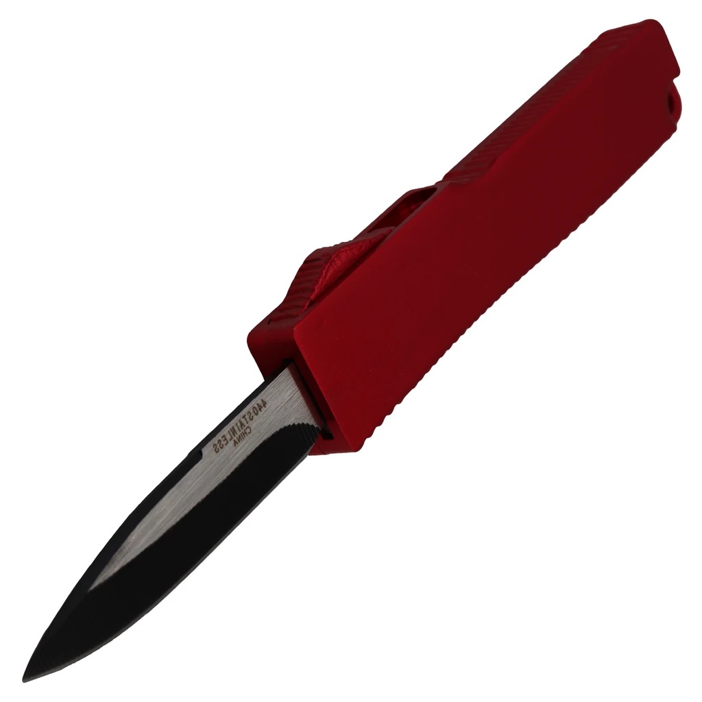 5 Inch OTF Automatic Knife Firecracker M Red