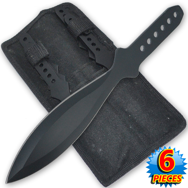 6.5 Inch 4 Oz Tiger Thrower Throwing Knives (Set of 6)