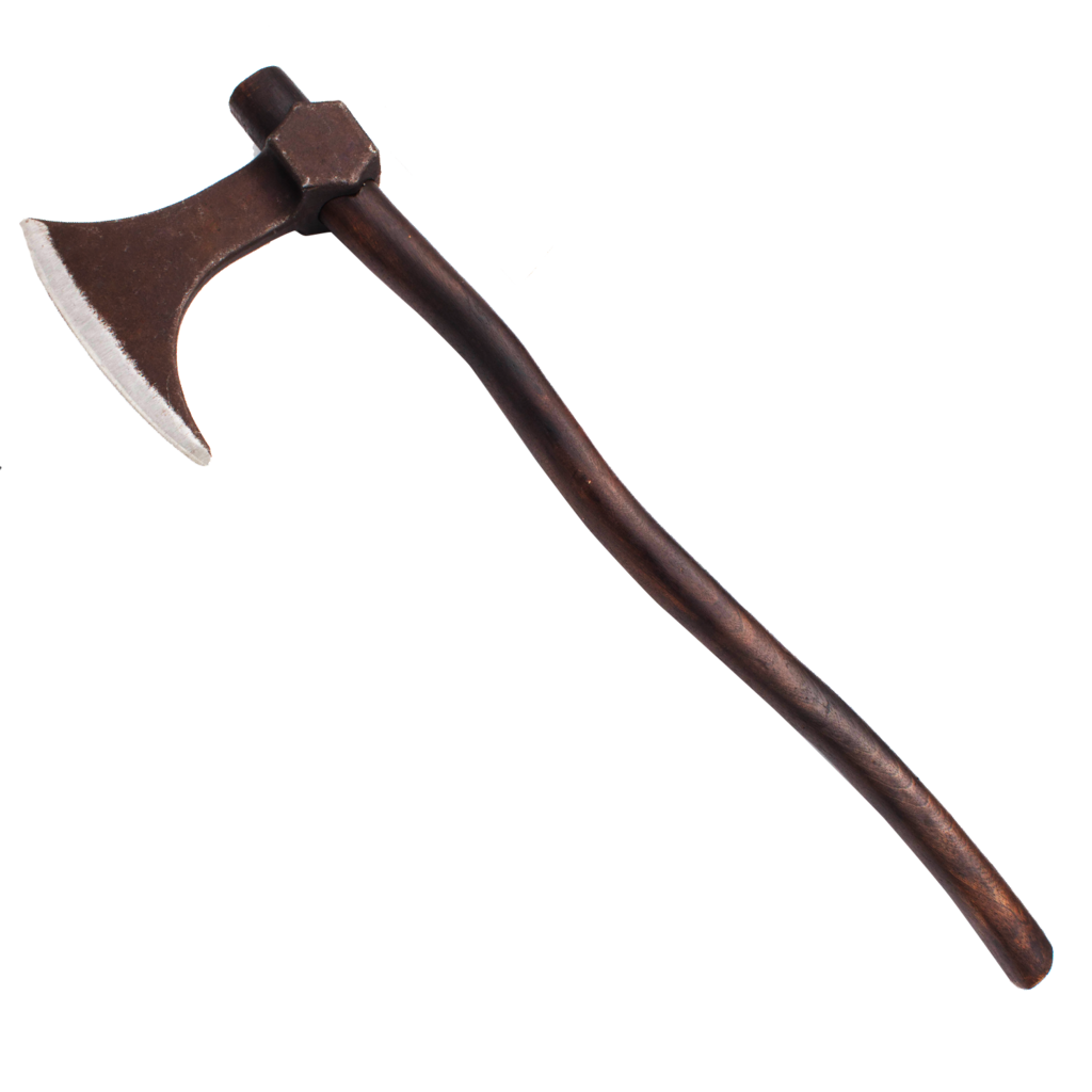 Viking Bearded Carbon Steel Red Sandalwood Axe