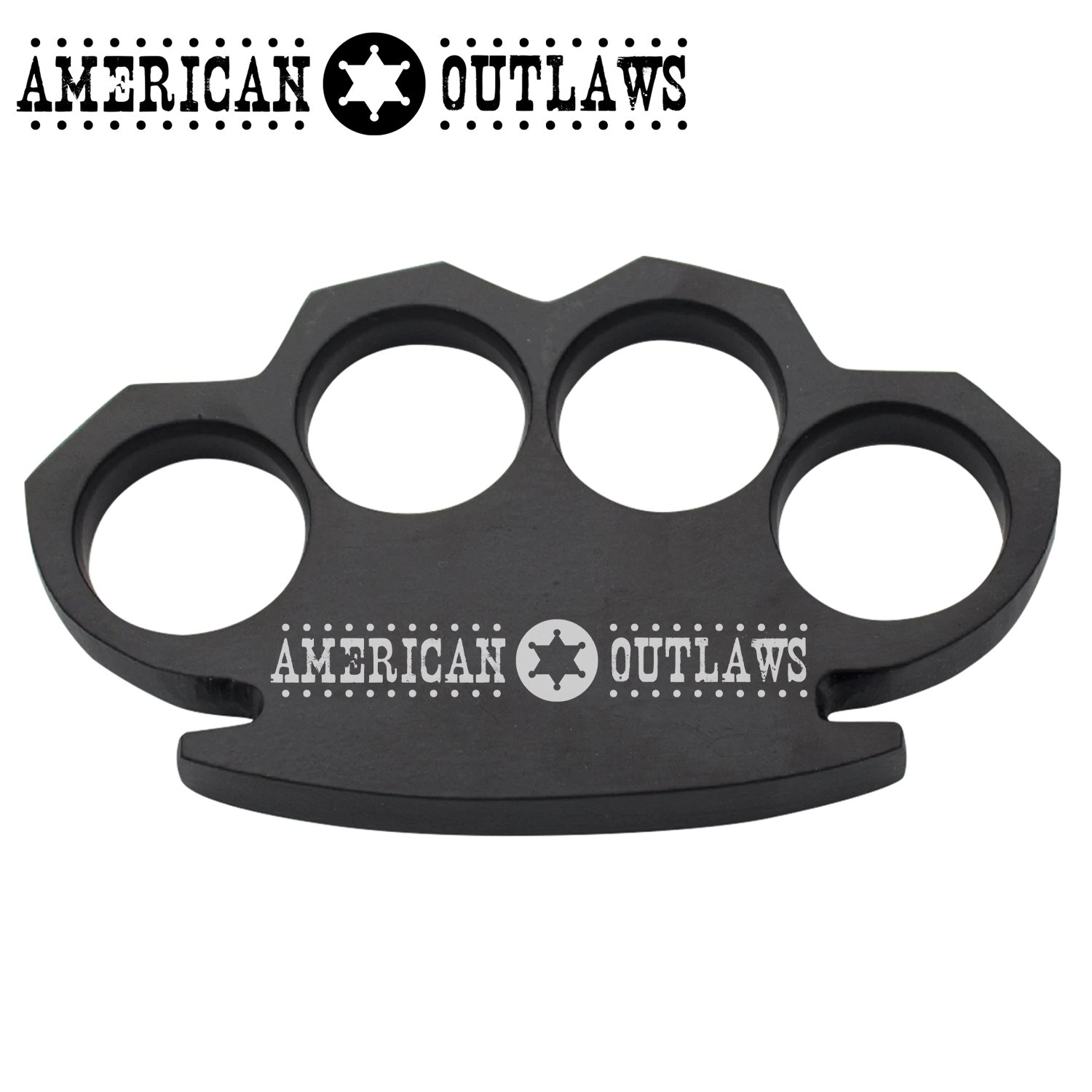 American Outlaws Steam Punk Black Solid Metal Paper Weight