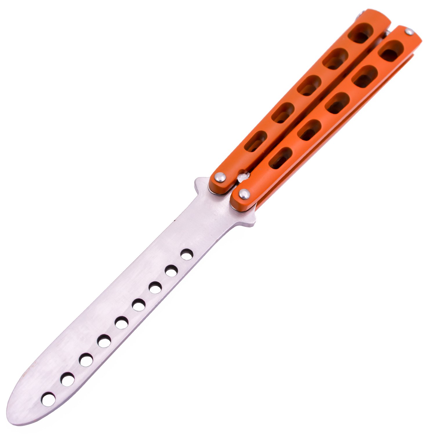 Tiger USA Butterfly Training Knife 440 Stainless 8.85 Inch   Orange Picture 1