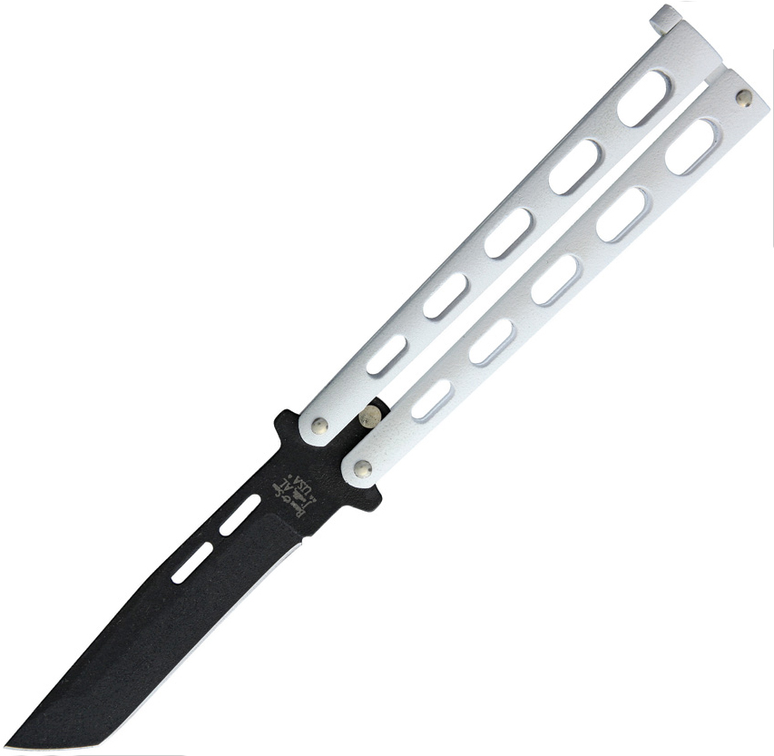 BC115TANW Bear & Son Butterfly Knife White Tanto