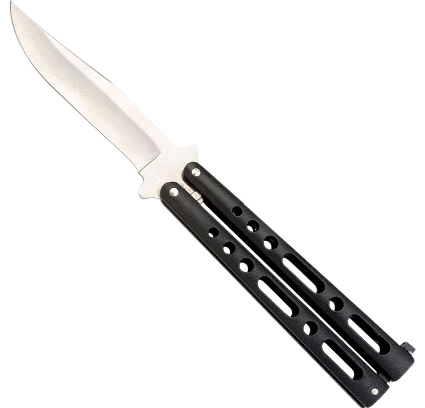 BC117B Bear & Son Butterfly Knife Black