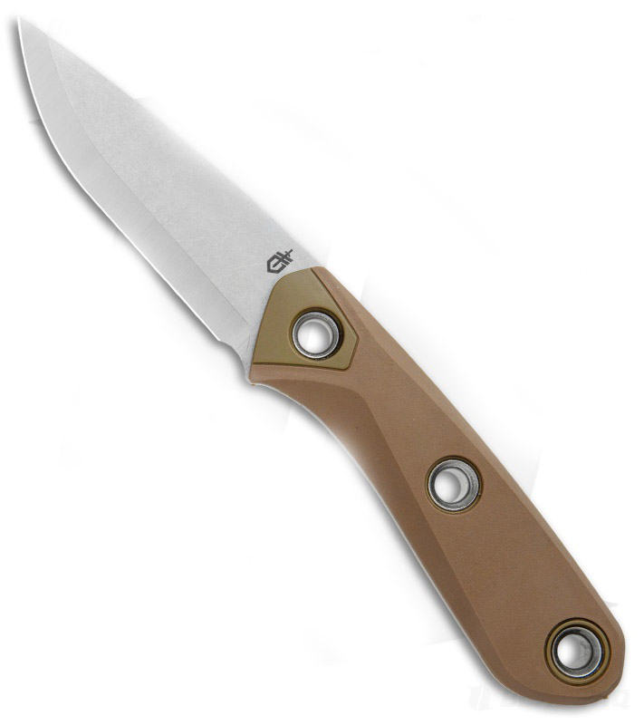 Gerber Principle Fixed Blade Knife Brown Rubber