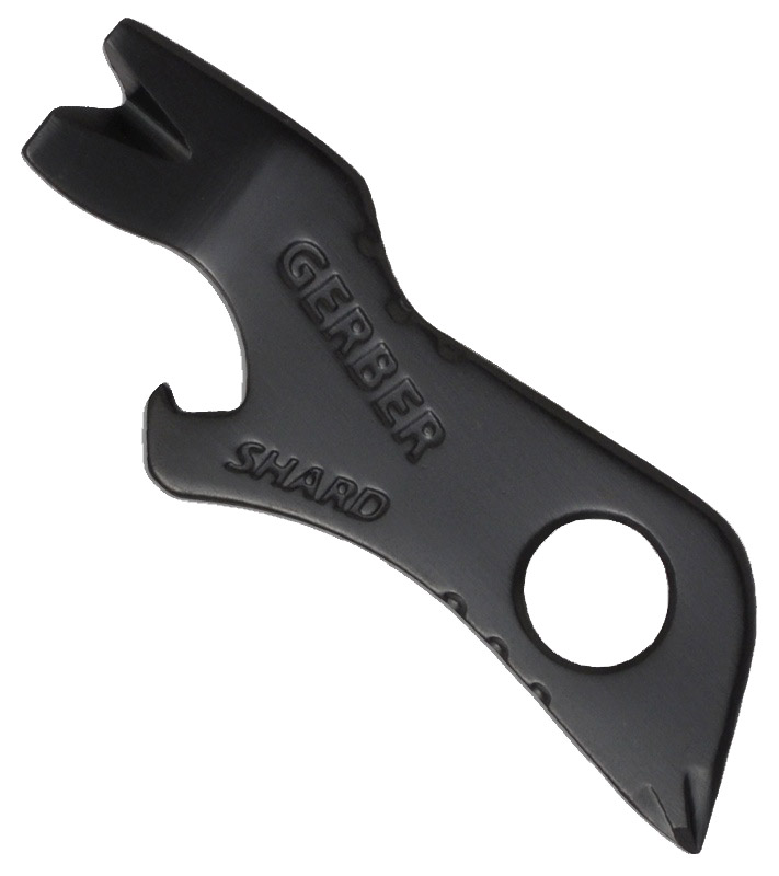 Gerber Shard Keychain Tool Prybar Bottle Opener - Black