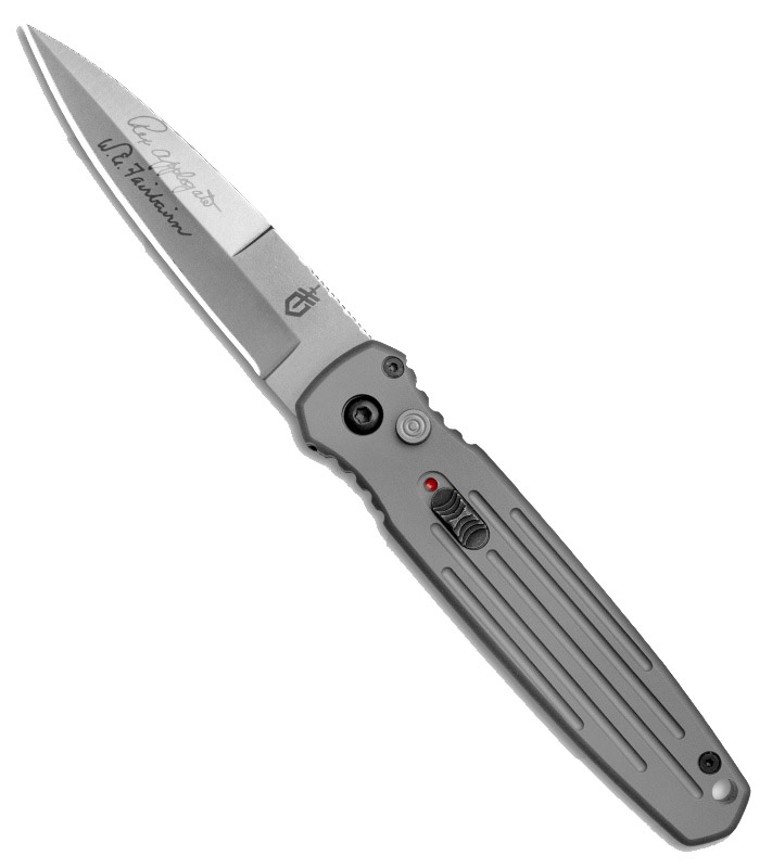 Gerber Auto Covert Automatic Knife Tactical Gray Stonewash