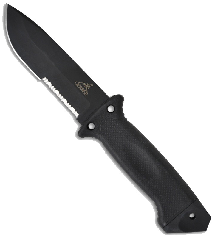 Gerber LMF II Infantry Black Fixed Blade Combat Knife