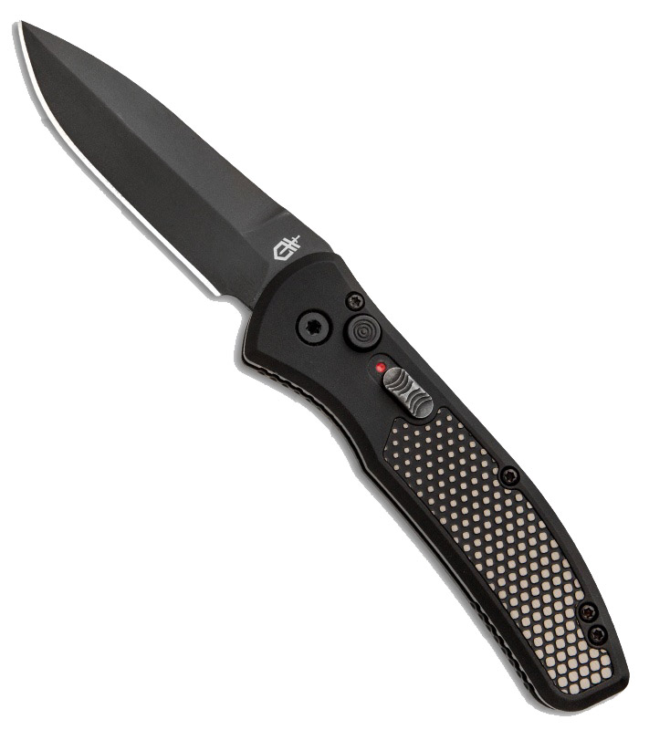 Gerber Empower Automatic Knife Black Armor Grip