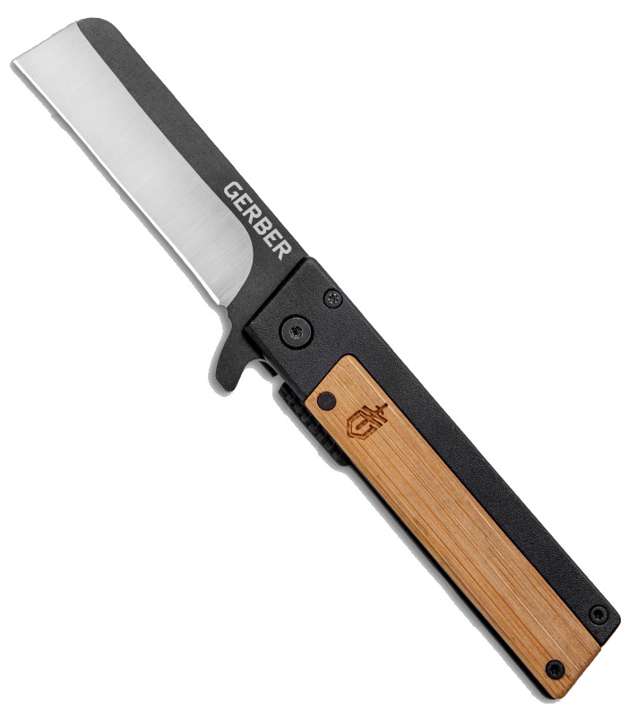 Gerber Quadrant Flipper Frame Lock Knife Bamboo