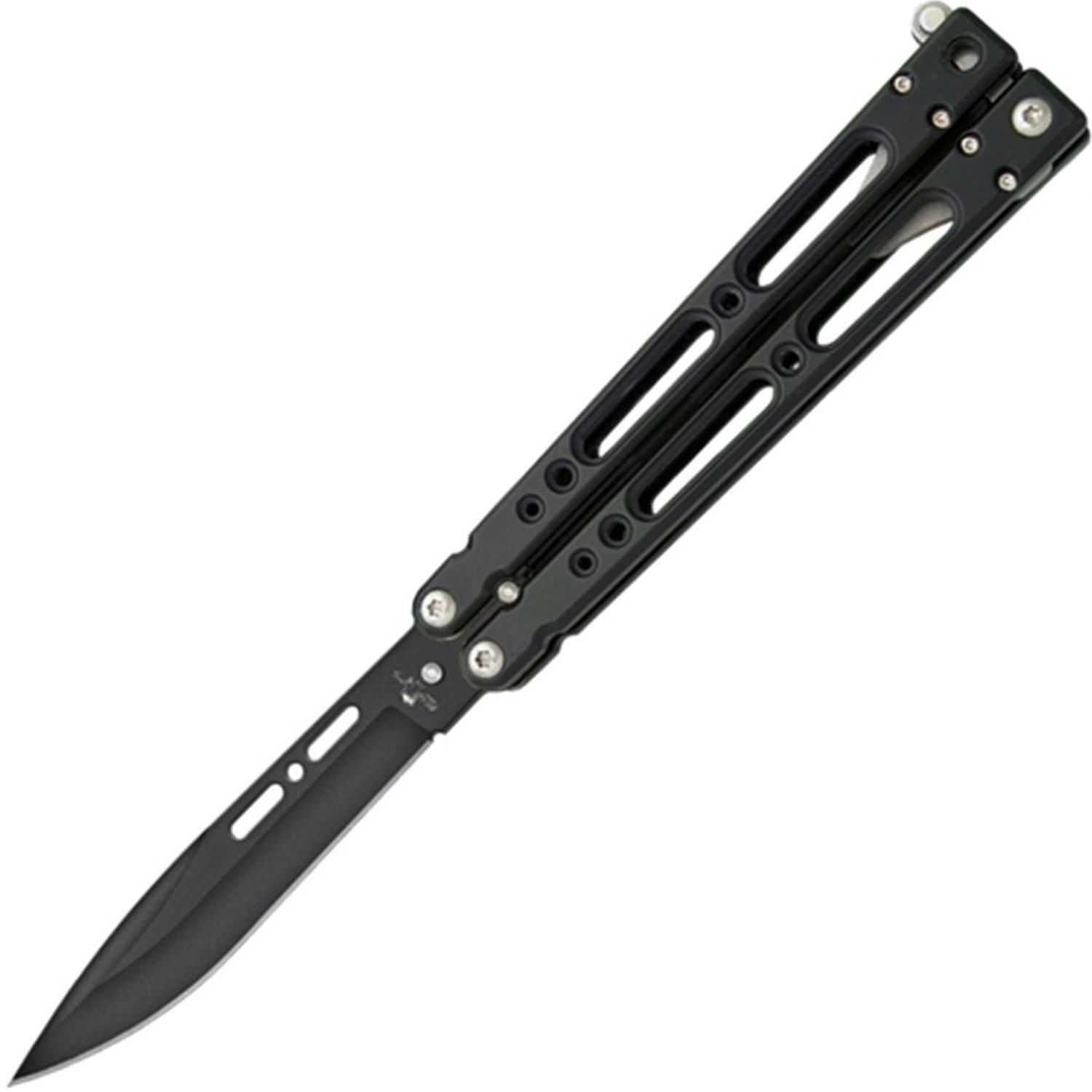 Bear OPS Bear Song IV Butterfly Knife 4 Inch Black Blade