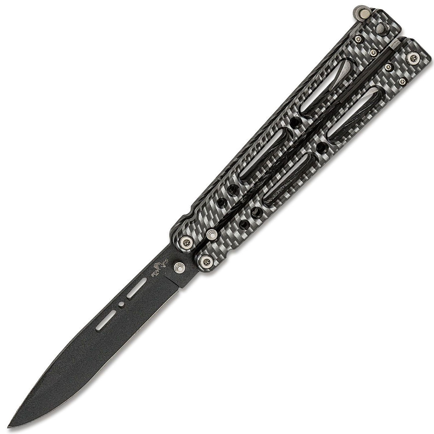 Bear Ops Bear Song IV Carbon Fiber Butterfly Knife Black