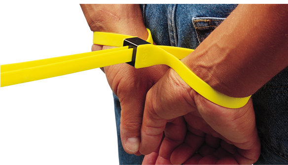 Tri-Fold Duty Restraints, 6 Pack, Yellow ASP56190