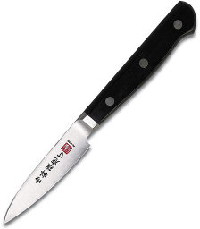Paring Knife, 3 in. , Black Pakkawood Handle, ALAM-C2