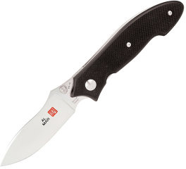 Nomad, Black G10 Handle, Plain Edge, ALND-2