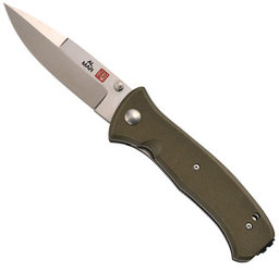 SERE 2000, VG-10 Blade, Olive Drab Green G-10 Handle, Plain, ALS2KOD