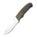 7 7/8" Camo Wood Pro Skinner w/Leather Sheath
