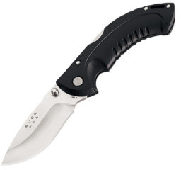 Omni Hunter, 10 Pt., Black Plastic Handle,Plain,Nylon Sheath 395BKS