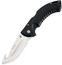 Omni Hunter, 12 Pt, Black Handle, Guthook Blade,Nylon Sheath