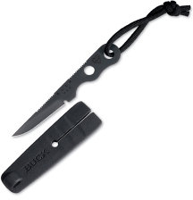 Hartsook Neck Knife, S30V, Black Oxide Coating, Nylon Sheat
