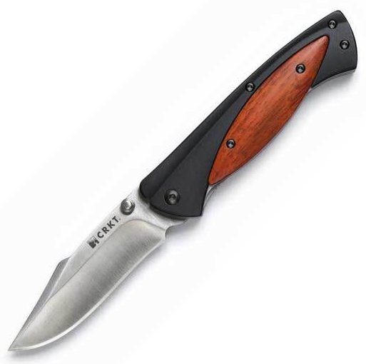 Vertex CP, Black Aluminum w/Cocobolo Handle, Plain CR1045