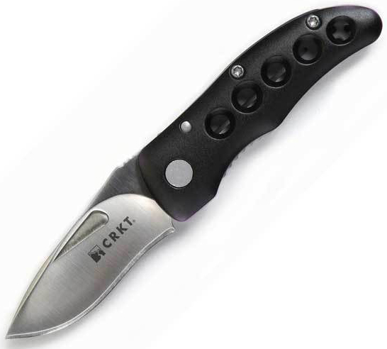 McGinnis Shrimp, Stainless & Black Aluminum Handle, Plain CR1180