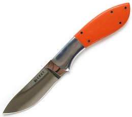 Kommer 2-Shot, G10 Handles, Plain, Leather Sheath CR2840