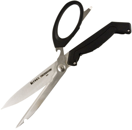 Crossover Shear, Zytel Handle with Leather Sheath CR5006