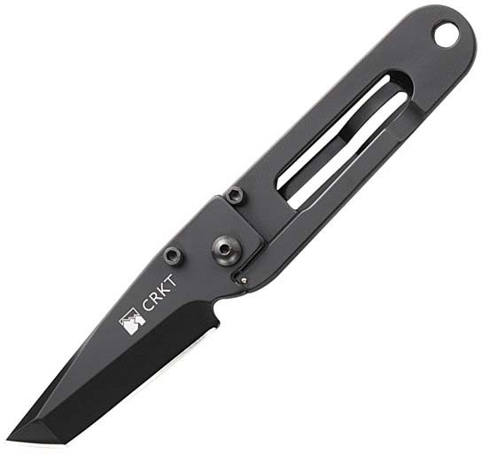 K.I.S.S. In The Dark, Black Teflon Handle & Blade, Plain CR5500K