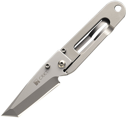 K.I.S.S., Stainless Handle & Blade, Tanto, Plain CR5500