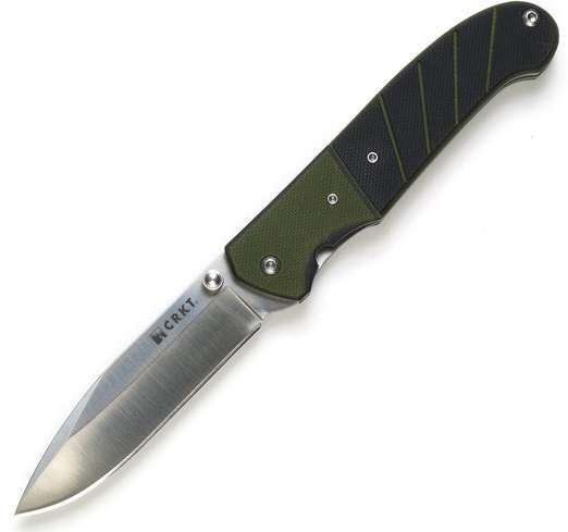 Ignitor, Black/Green G10 Handle, Fire Safe, Plain CR6850