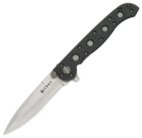 M16 EDC, Black Zytel Handle, Spear Point Blade, Plain CRM16-01Z