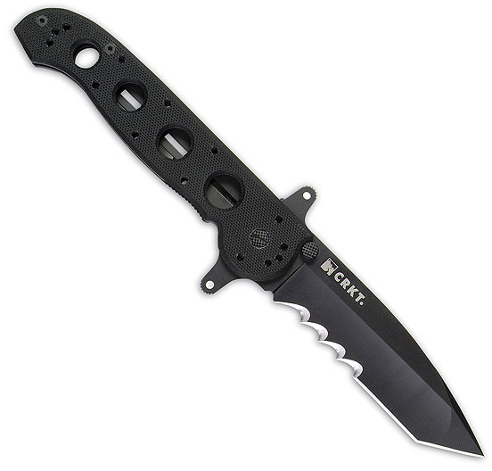 M16-14 Left Hand Carry - Tanto, Black G10, Veff Combo Edge CRM16-14SFGL