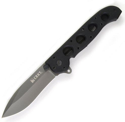 M21 Carson Folder, Black G10 Handle, Plain CRM21-02G