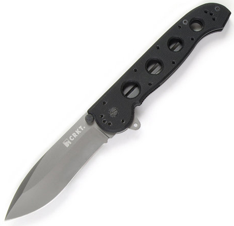 M21 Carson Folder, Black G10 Handle, Plain CRM21-04G