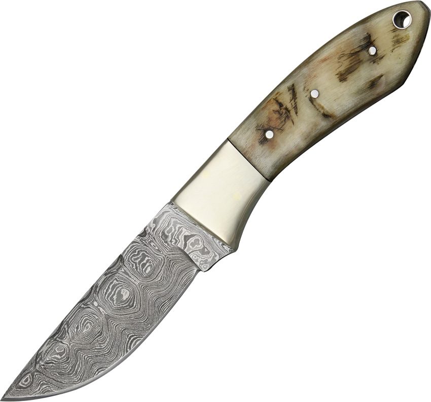 Damascus Ram Horn Clip Point 1050RM