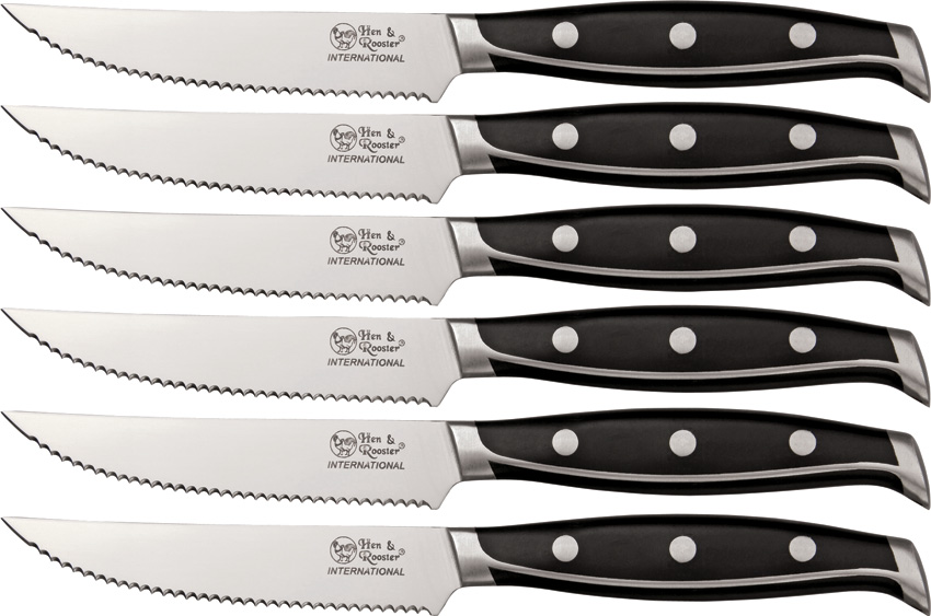 H&R Six Piece Steak Knife Set, I035
