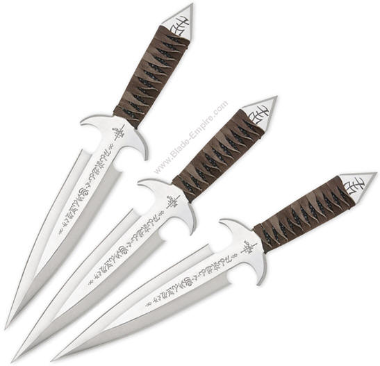 BlackJet Throwing Dagger, Triple Set, KR0035