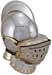 Burgonet knight armor helm
