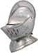 European knights armor helmet, goes great with a medieval knights suit of armor.