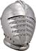 German medieval knight armor maximilian helm