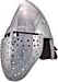 Medieval visored helmet armor