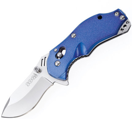 Bluto, Blue Aluminum Handle, Plain, GBL-01