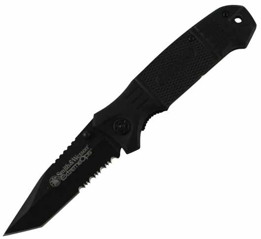 Extreme Ops, Tanto, Black Handle & Blade, Combo, SWEX2TS